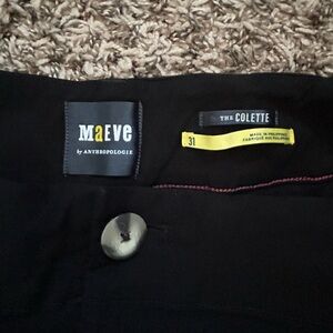 Anthropology women’s black pants